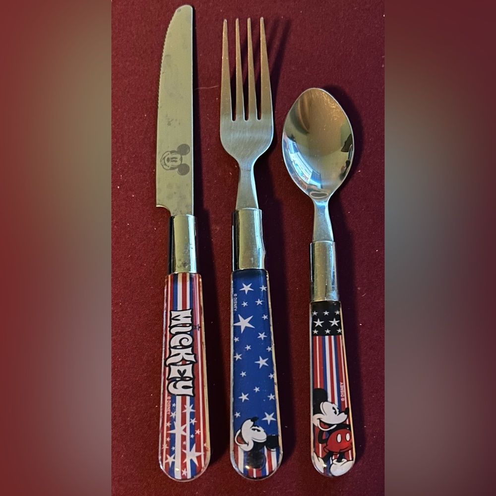 Disney flatware. Service for 4